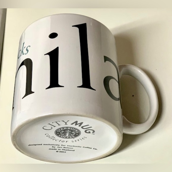Vintage Discontinued 2002 STARBUCKS COFFEE MANILA City Mug Collector Series - Picture 4 of 10